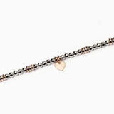 Bracciale in argento placcato oro rosa con cuore LITTLE MIX - Gioielleria Fondente