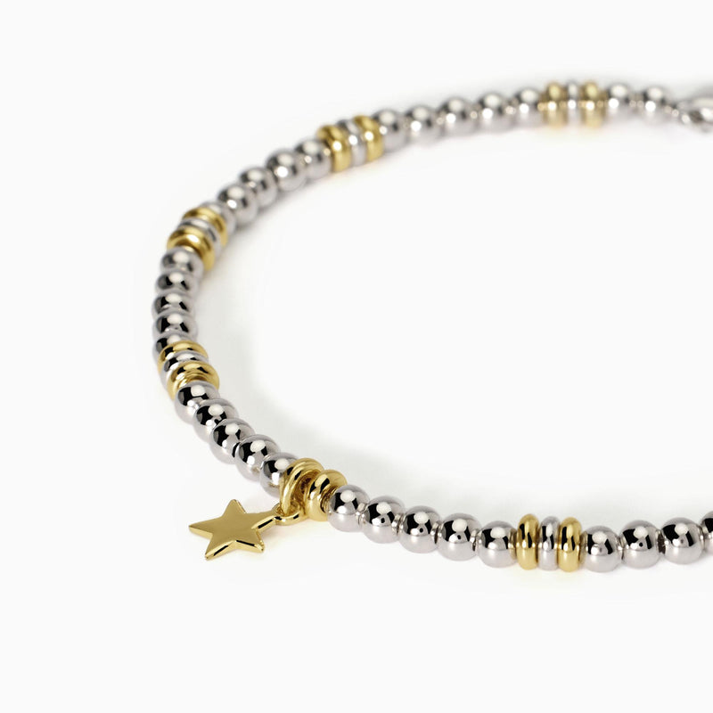 Bracciale in argento placcato oro con stella LITTLE MIX - Gioielleria Fondente