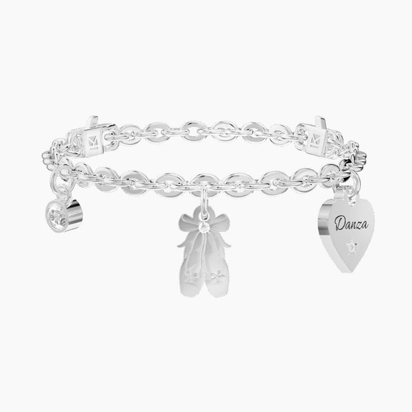 Bracciale regolabile con ciondolo scarpette BALLERINA | SENSUALITÀ
