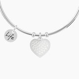 Bracciale rigido con cuore CUORE | FAMIGLIA