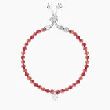 Bracciale regolabile con diaspro rosso ENERGIA | SOGNI