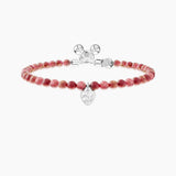 Bracciale regolabile con diaspro rosso ENERGIA | SOGNI