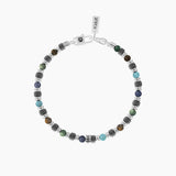 Bracciale uomo regolabile con pietre VIVI SENZA PENSIERI