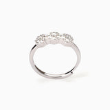 Anello in argento con elementi fiore FIOR FIORE