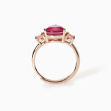 Anello con fusion stone rosa SANTORINI