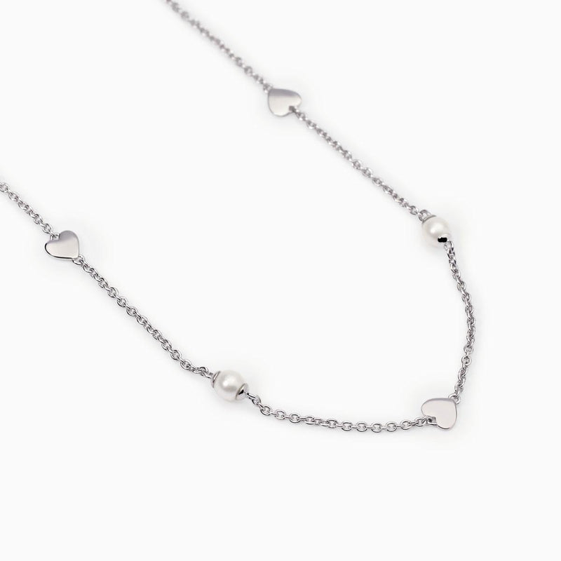 Girocollo con cuori e perle SKY LOVE