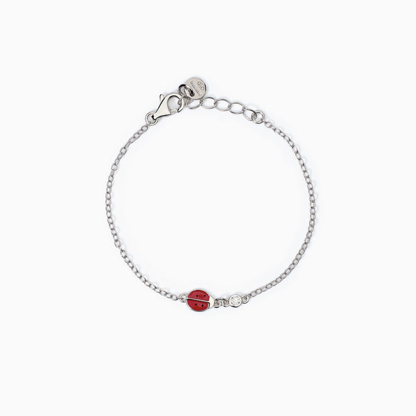 Bracciale da bambina con coccinella Fortunella