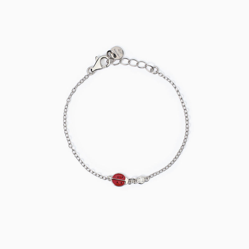 Bracciale da bambina con coccinella Fortunella