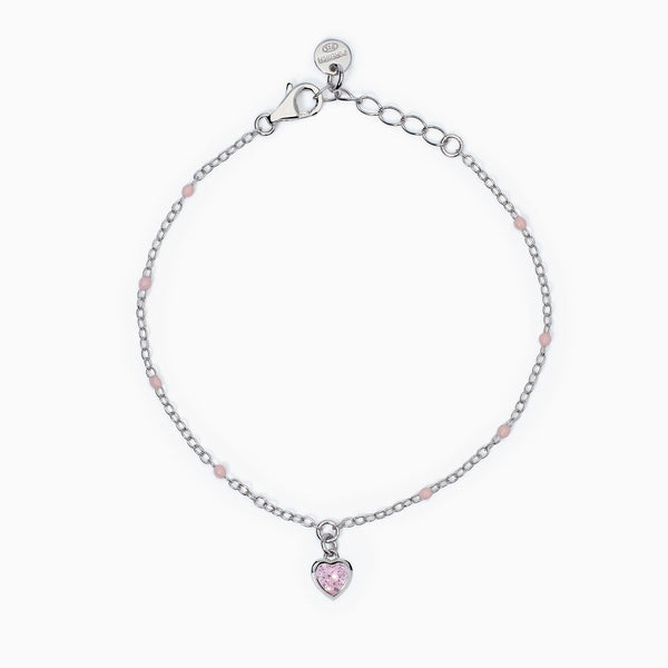 Bracciale da bambina con cuore pendente PETIT CŒUR