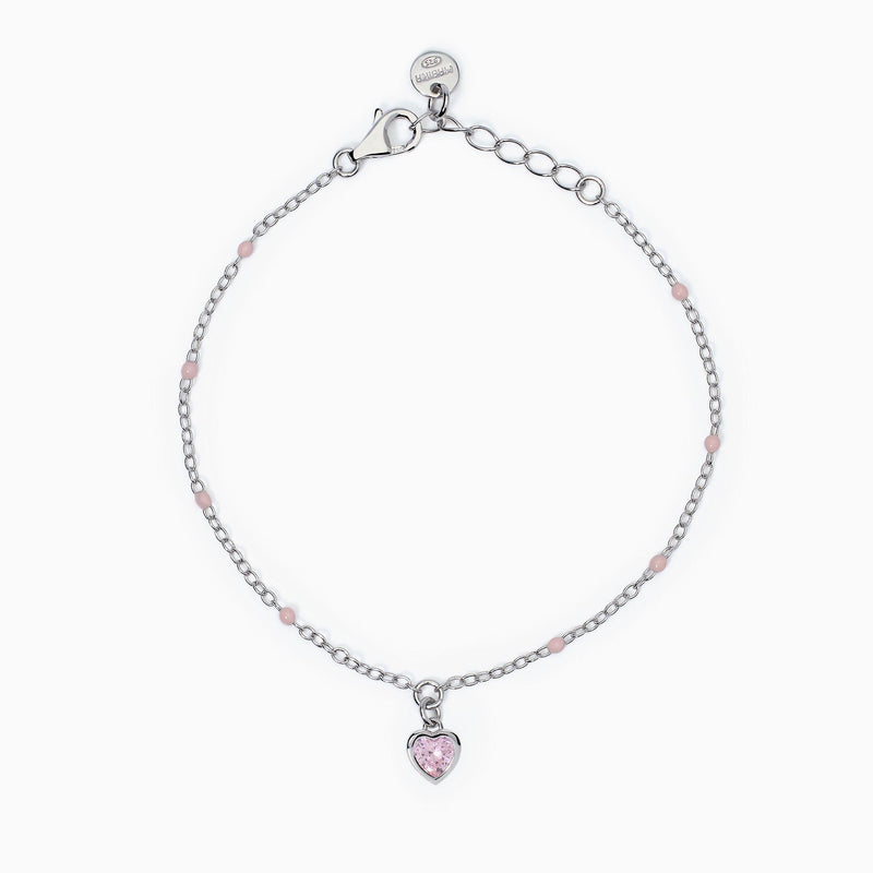Bracciale da bambina con cuore pendente PETIT CŒUR