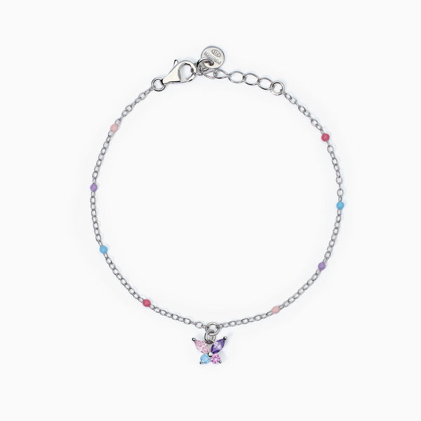 Bracciale da bambina con pendente farfalla SECRET GARDEN