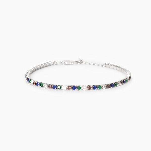 Bracciale tennis uomo multicolor MINI TENNIS