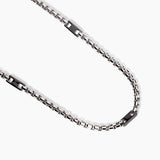 Collana uomo con elementi bruniti Active