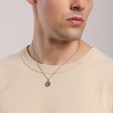 Collana uomo con rosa dei venti Journey