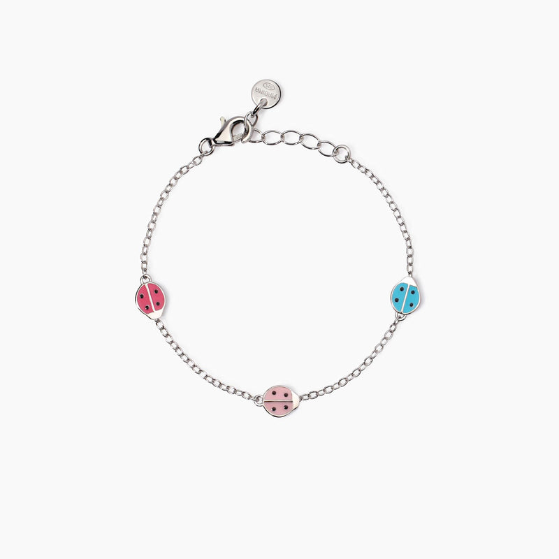 Bracciale con coccinelle smaltate Coccinelle
