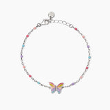 Bracciale con farfallina smaltata Butterfly