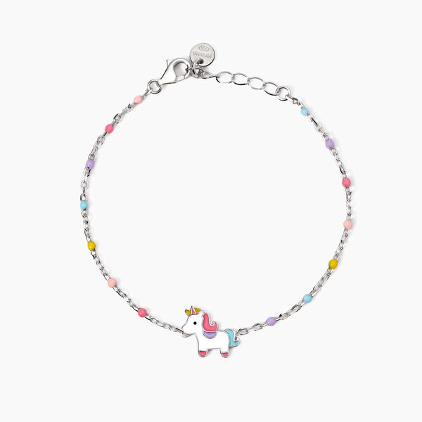 Bracciale con unicorno smaltato Unicorno Magico