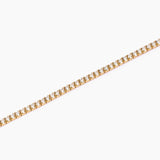 Bracciale tennis placcato oro con zirconi Mini Tennis