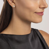 Orecchini pendenti con quadrifoglio Shiny