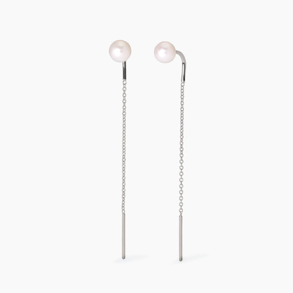 Orecchini pendenti con perle coltivate Sguardo