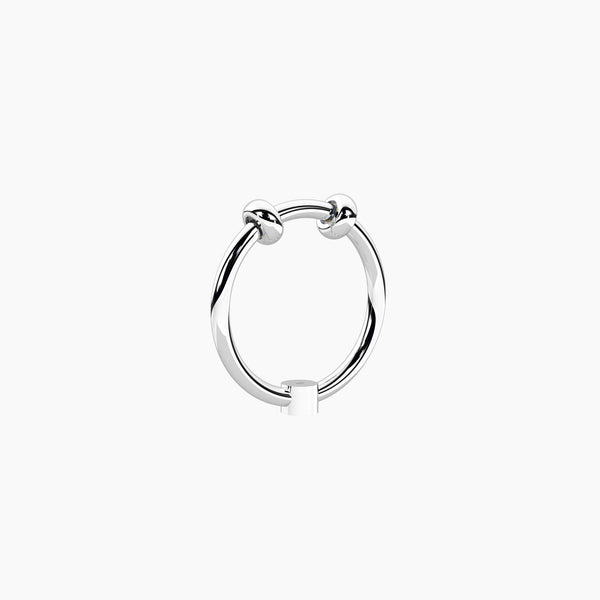 Anello in acciaio Swing