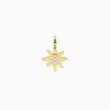 Ciondolo dorato con sole Sole | Sorriso