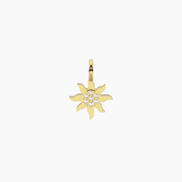 Ciondolo dorato con sole Sole | Sorriso