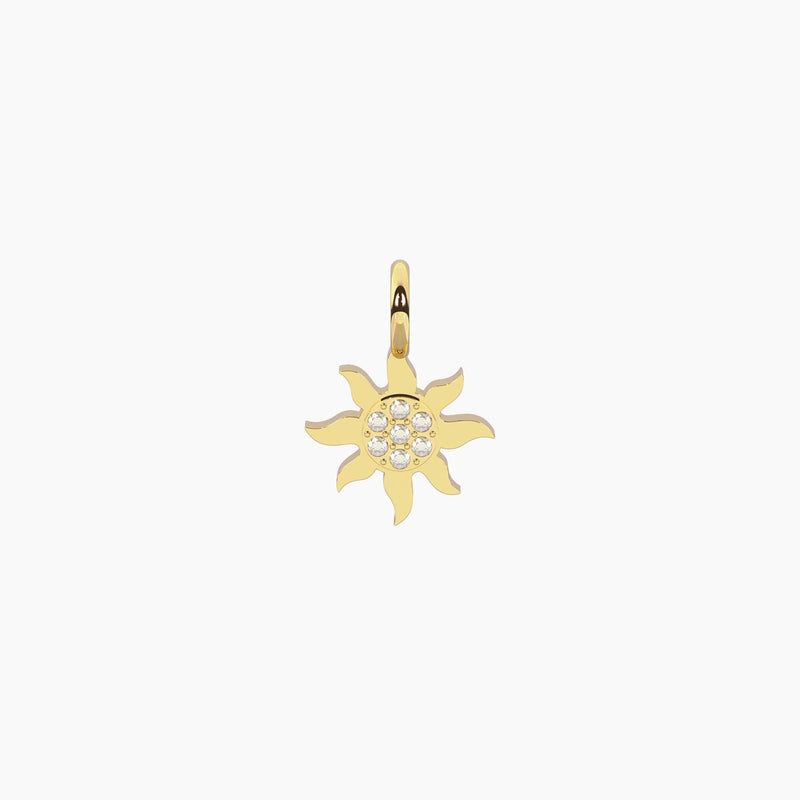 Ciondolo dorato con sole Sole | Sorriso