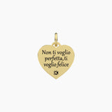 Ciondolo dorato con scritta mamma Mamma | felicità