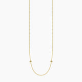 Collana dorata con catena rolò Alba