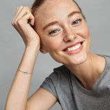 Bracciale Cerchi Intrecciati Pavè - Gioielleria Fondente