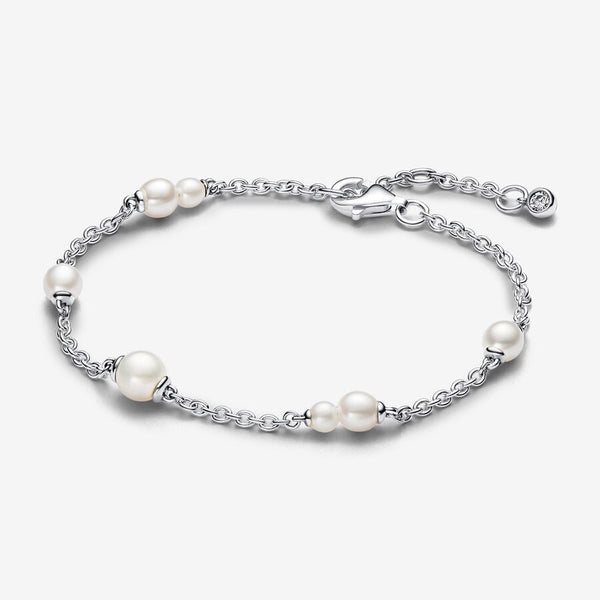 Bracciale Catena Con Perle d’Acqua Dolce Coltivate