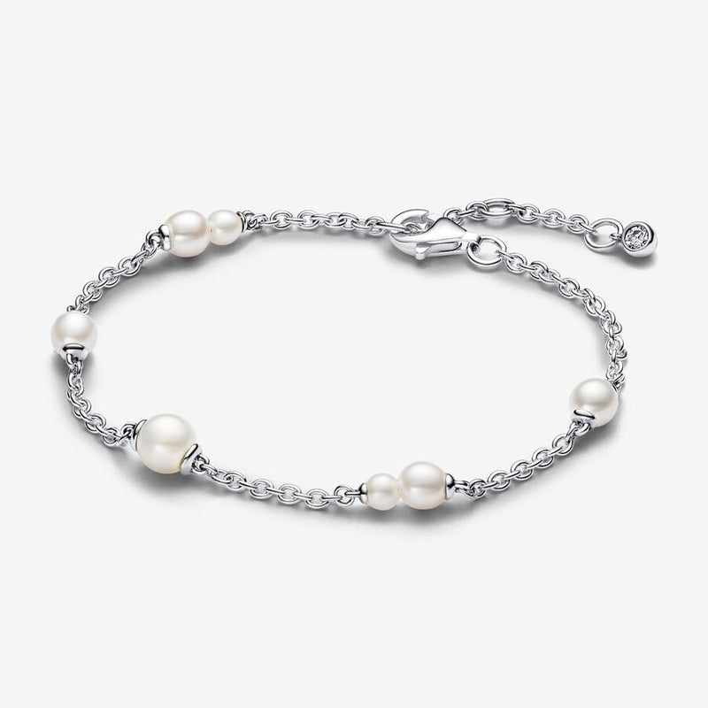 Bracciale Catena Con Perle d’Acqua Dolce Coltivate