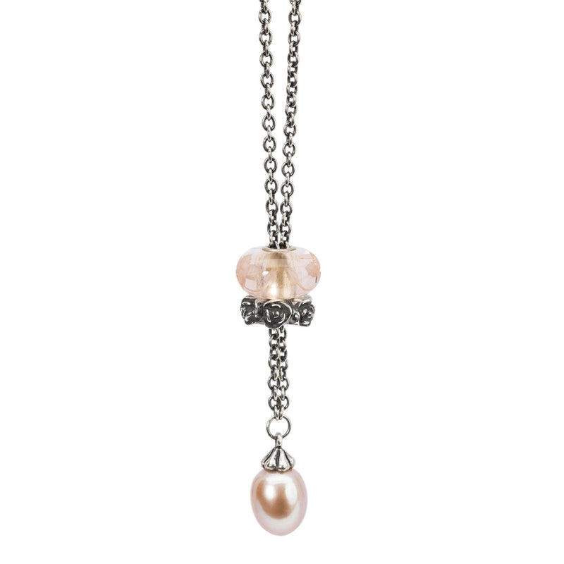 Collana d'Argento con Perla Rosa - Gioielleria Fondente