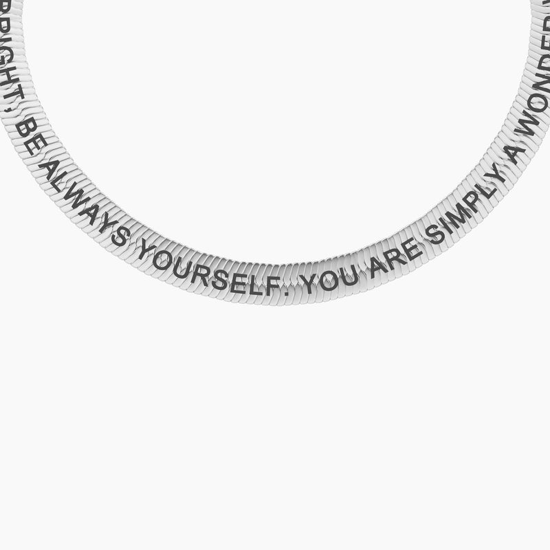 Bracciale elastico con frase Simply a wonder woman