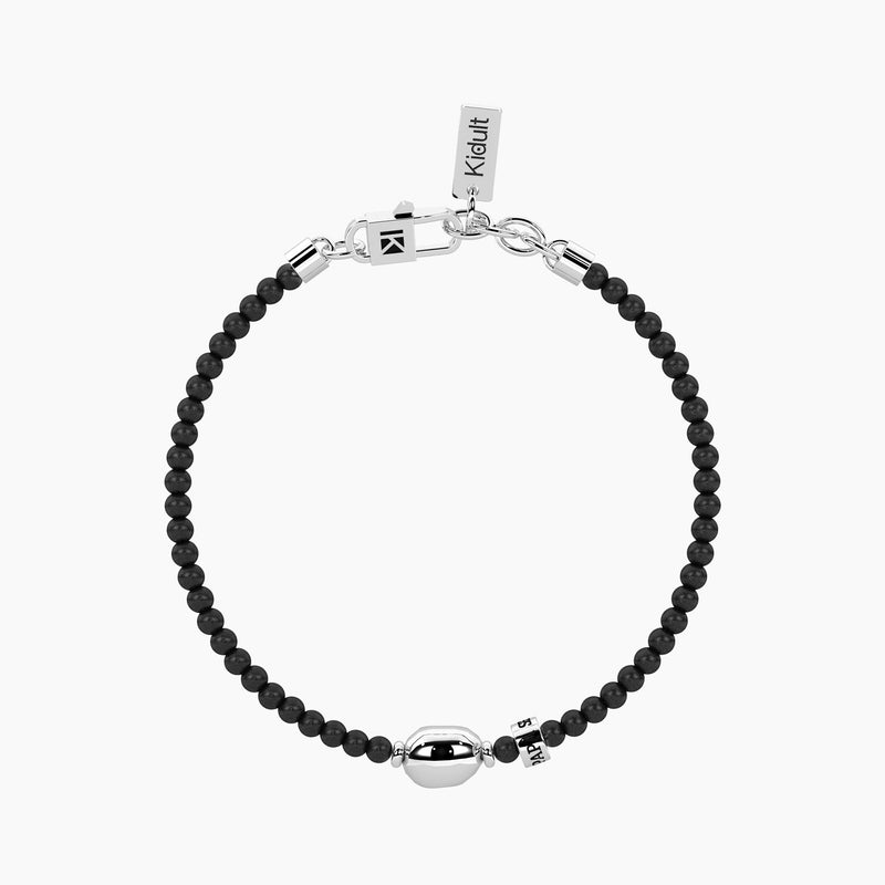 Bracciale per papà regolabile in acciao e gunmetal Papà | unicità