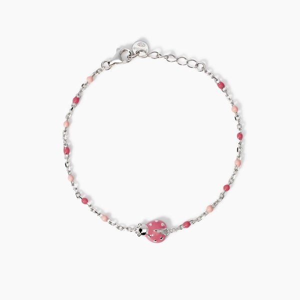Bracciale da bimba con coccinella Fortunella