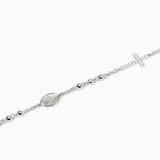 Bracciale con croce e Madonnina Rosario