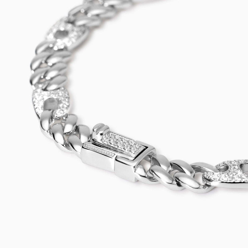 Bracciale in argento con zirconi Privilegio