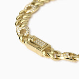 Bracciale in argento dorato con zirconi Privilegio