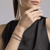 Bracciale in argento dorato con zirconi Privilegio