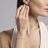 Girocollo con sole in zirconi Splendida