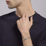 Bracciale da uomo con catena groumette Denim