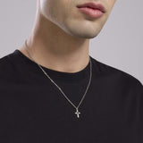 Collana uomo con ciondolo croce Mystical