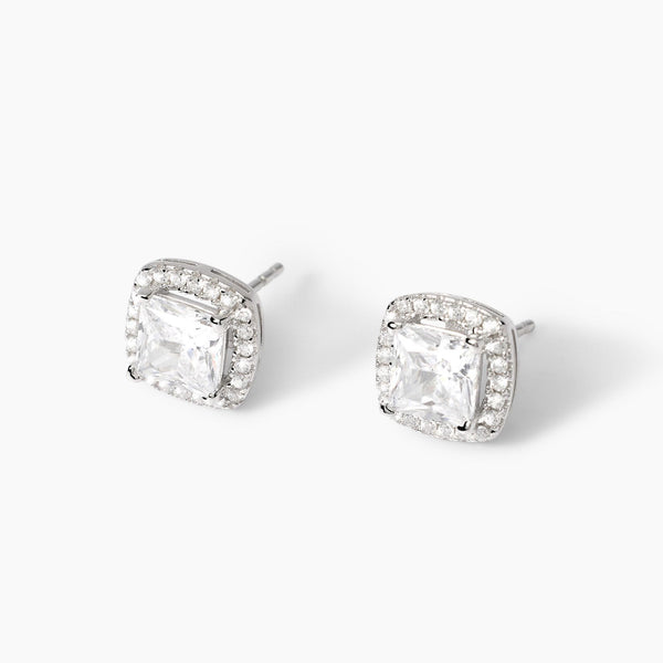 Orecchini a lobo con zirconi Cool or Rétro?