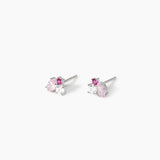 Orecchini a lobo multicolor rosa Little Joy