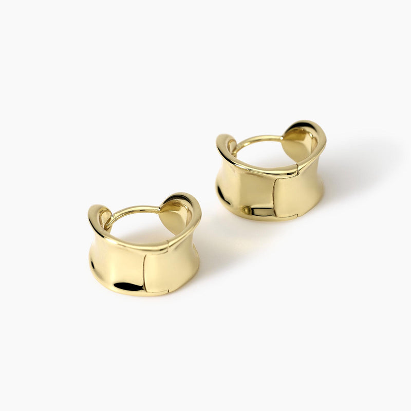 Orecchini a cerchio a forma di goccia allungata Amazing