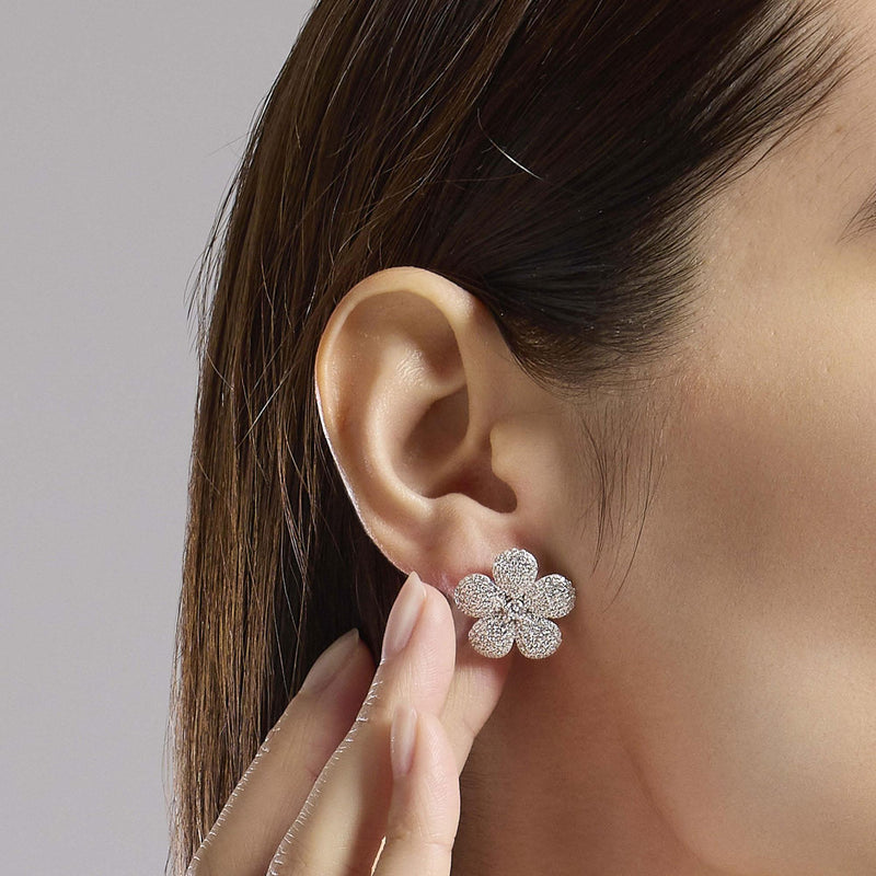 Orecchini a fiore in zirconi Maledetta Primavera