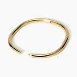 Bracciale rigido in acciaio dorato Style 21