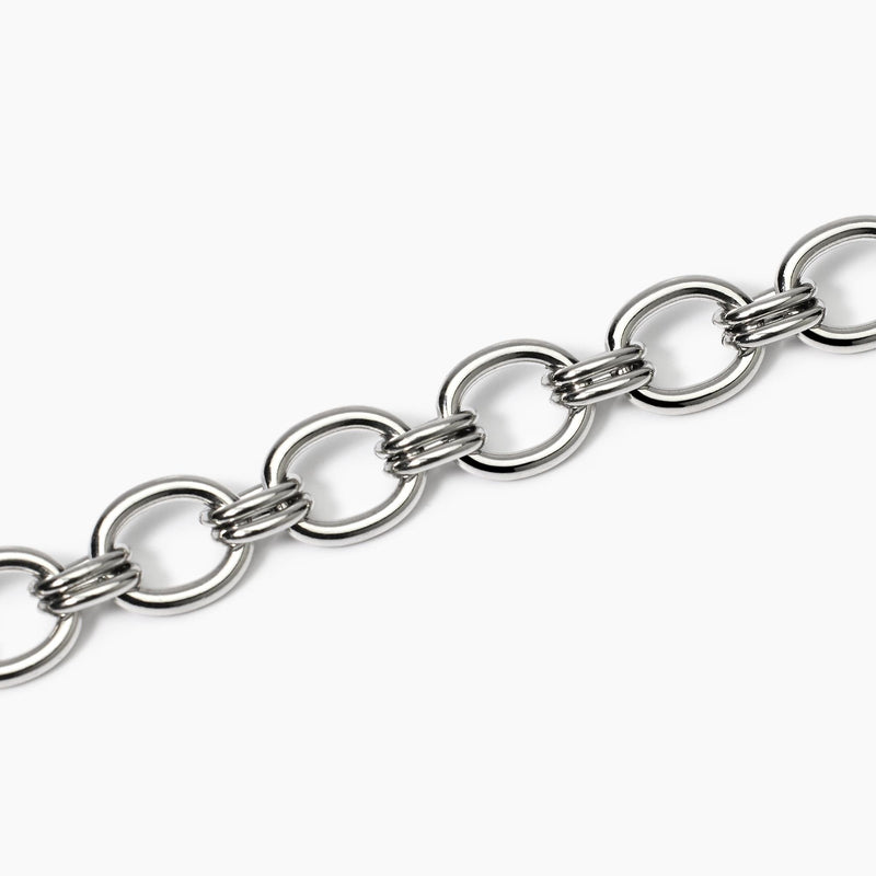 Bracciale in acciaio con catena larga Style 06
